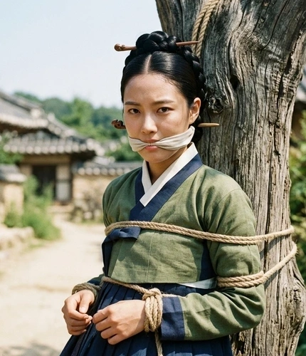 화형 직전 조선 마녀